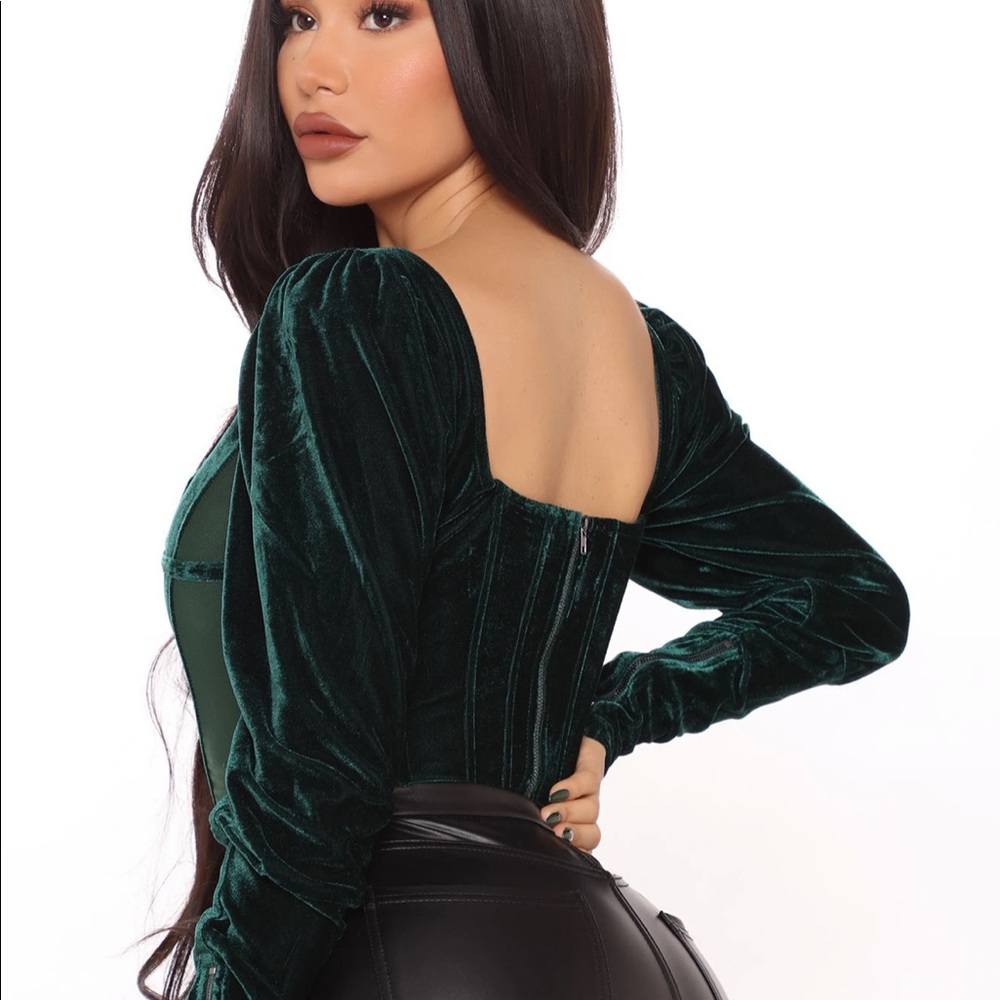Emerald Corset Top